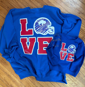 Zubaz LOVE Sweatshirts